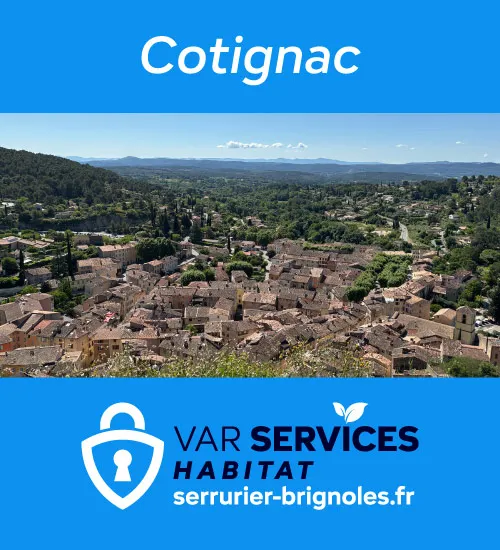 Serrurier à Cotignac : ouverture de porte, changement de serrure, installation de porte blindée, réparation de volets roulants, vitrerie. Intervention rapide 7j/7.