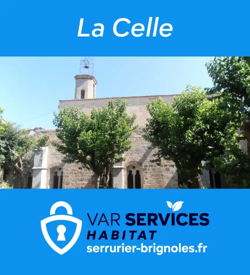 Serrurier à La Celle : ouverture de porte, changement de serrure, installation de porte blindée, réparation de volets roulants, vitrerie. Intervention rapide 7j/7.