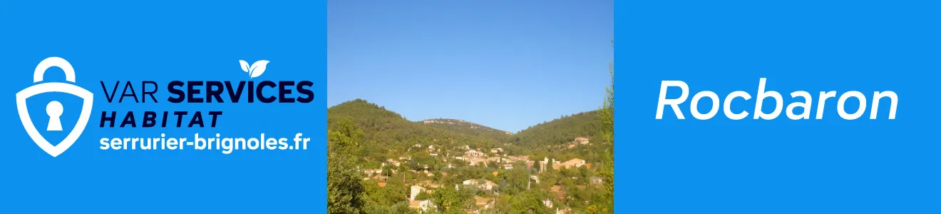 Serrurier à Rocbaron : ouverture de porte, changement de serrure, installation de porte blindée, réparation de volets roulants, vitrerie. Intervention rapide 7j/7.