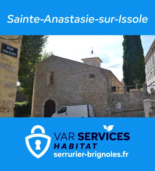 Serrurier à Sainte-Anastasie-sur-Issole : ouverture de porte, changement de serrure, installation de porte blindée, réparation de volets roulants, vitrerie. Intervention rapide 7j/7.