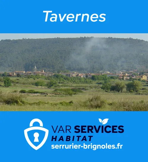 Serrurier à Tavernes : ouverture de porte, changement de serrure, installation de porte blindée, réparation de volets roulants, vitrerie. Intervention rapide 7j/7.