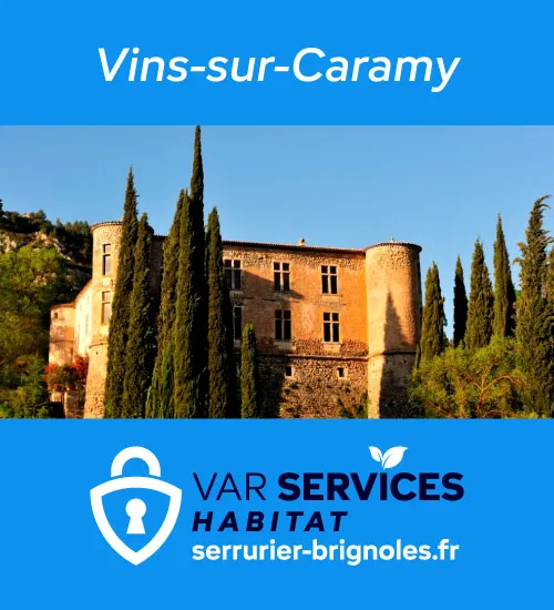 Serrurier à Vins-sur-Caramy : ouverture de porte, changement de serrure, installation de porte blindée, réparation de volets roulants, vitrerie. Intervention rapide 7j/7.