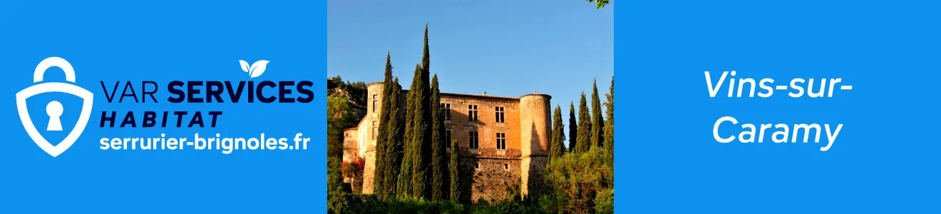 Serrurier à Vins-sur-Caramy : ouverture de porte, changement de serrure, installation de porte blindée, réparation de volets roulants, vitrerie. Intervention rapide 7j/7.